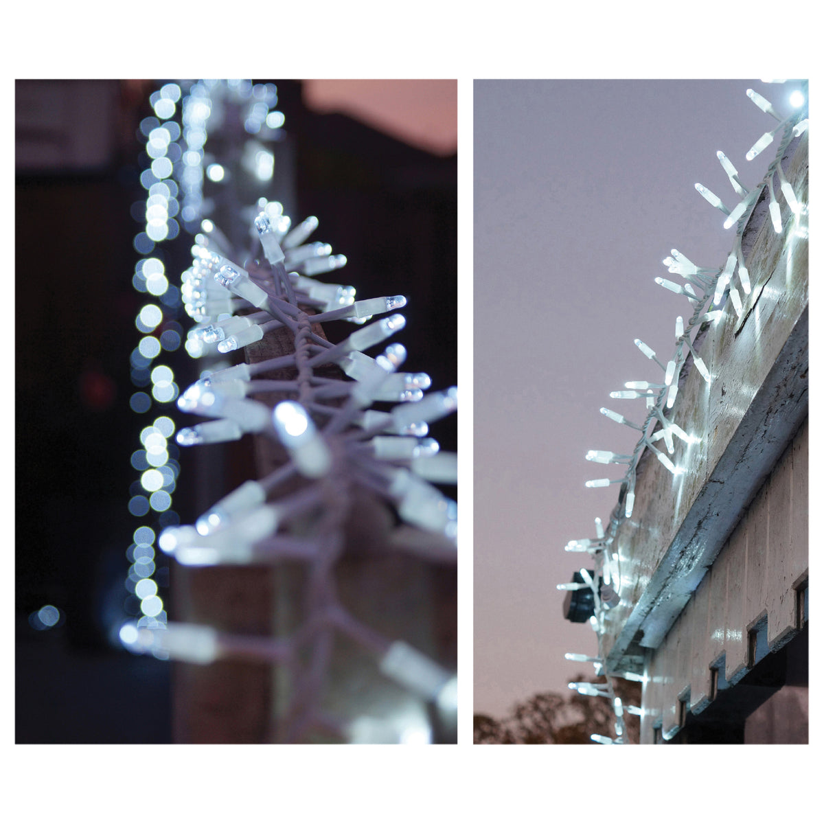Eagle Connect LED Cluster Lights White Rubber