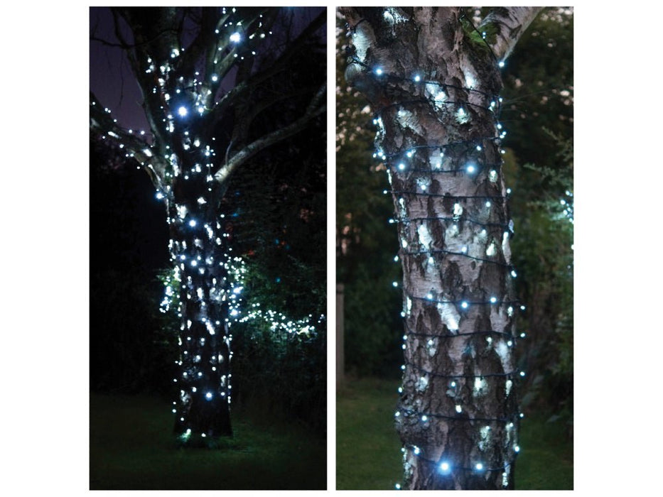 Eagle Connect LED String Lights - Cool White - Rubber Cables in Black or White_Christmas Lights