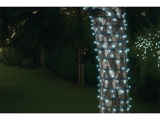 Eagle Connect LED String Lights - Cool White - Rubber Cables in Black or White_Christmas Lights