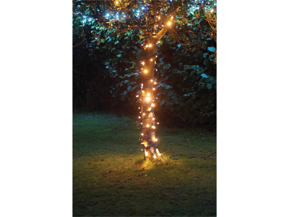 Eagle Connect LED String Lights - Copper/Gold - Rubber Cables in Black_Christmas Lights