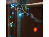 Eagle Connect LED String Lights - Flashing Multicolour - Black Rubber Cable_Christmas Lights