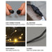 Eagle Connect LED Cluster Lights – Warm White LEDs with Black or White Rubber Cable for Indoor & Outdoor Use_Christmas Lights