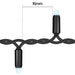 Eagle Connect LED Cluster Lights – Warm White LEDs with Black or White Rubber Cable for Indoor & Outdoor Use_Christmas Lights