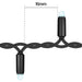 Eagle Connect LED Cluster Lights – Cool White LEDs with Black or White Rubber Cable for Indoor & Outdoor Use_Christmas Lights