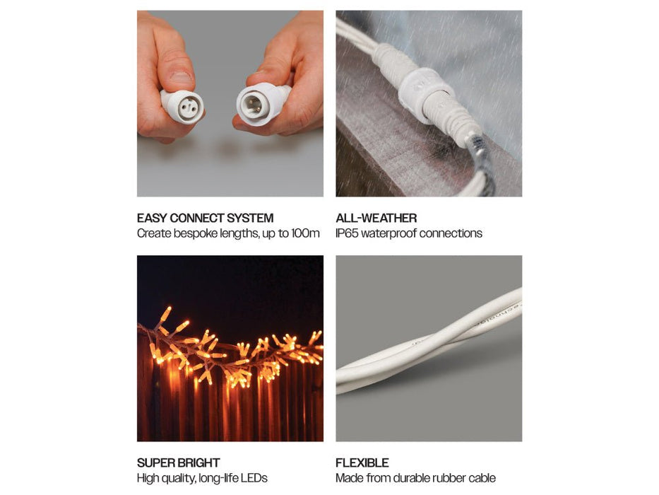 Eagle Connect LED Cluster Lights - Copper/Gold_Christmas Lights