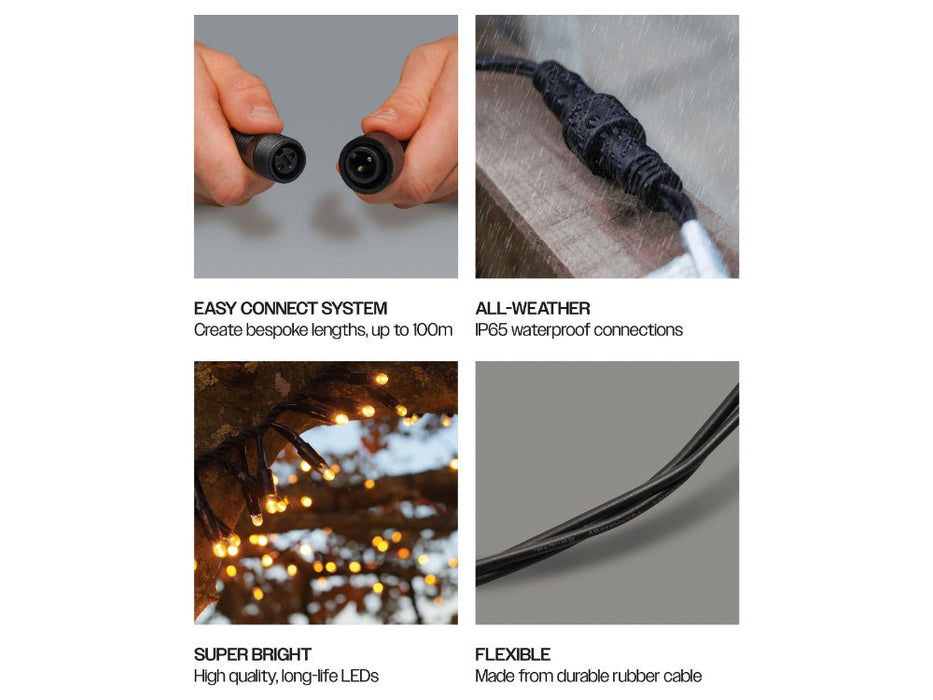 Eagle Connect LED Cluster Lights - Copper/Gold_Christmas Lights