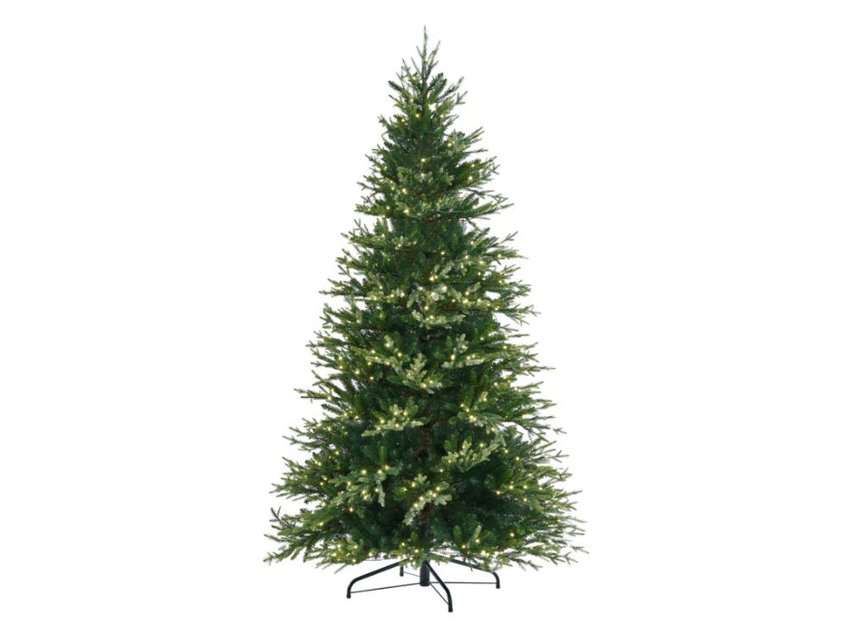 Bosk Elveden Artifical Fir - 7.5ft Tree with 650 Warm White LEDS 8 Function_Artificial Christmas Trees