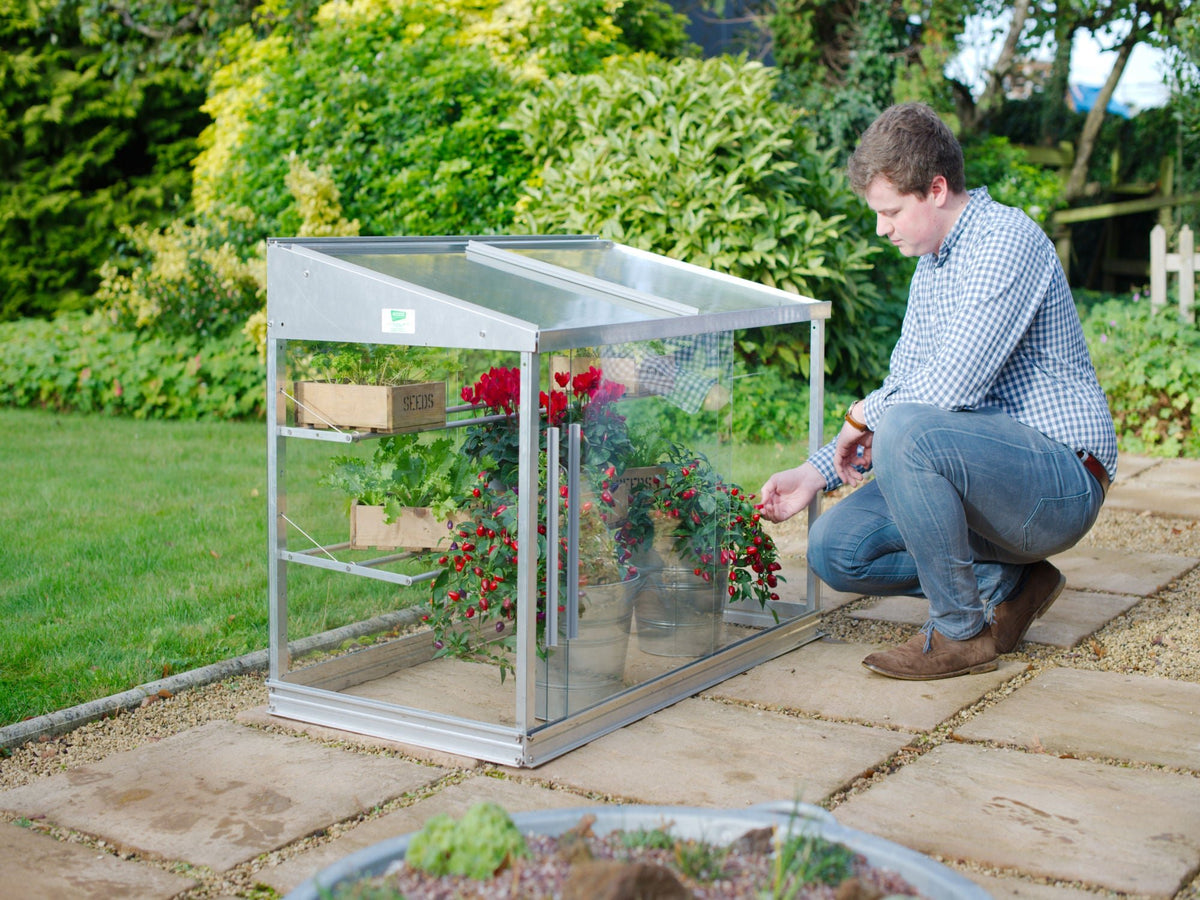 4ft Half Growhouse (Frame & Shelves)_Green Houses