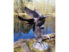 Three Flying Ducks Garden Sculpture – Aluminium with an aged Bronze Finish_Garden Ornaments