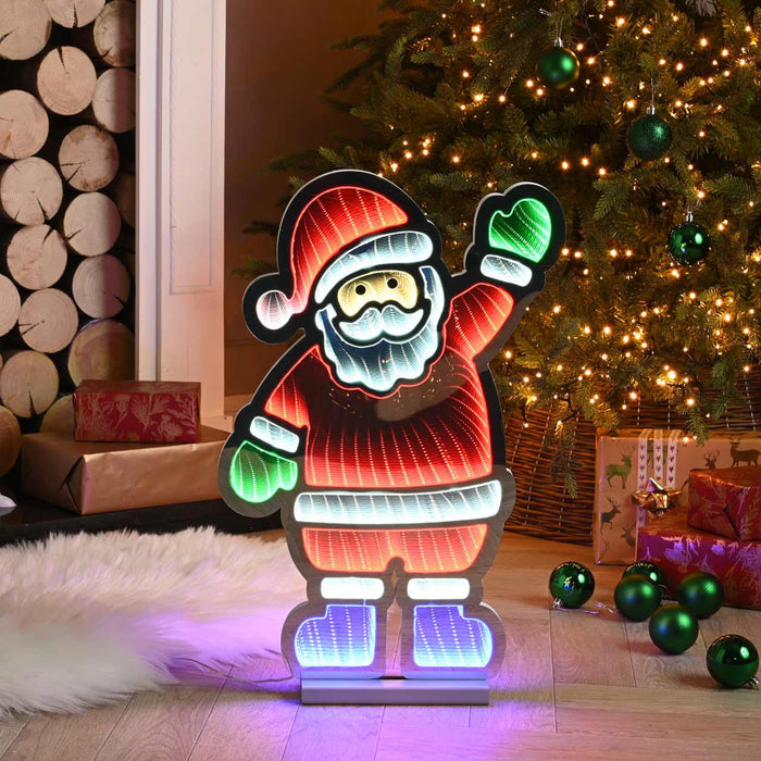 Santa Infinity Light - Indoor Christmas Decoration