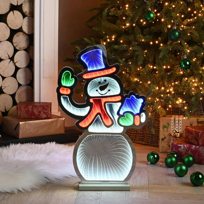 Snowman Infinity Light - Indoor Christmas Decoration