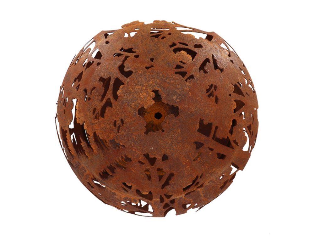 Fire Globe Woodland Scene – Decorative Outdoor Fire Pit_Fire Bowls & Burners