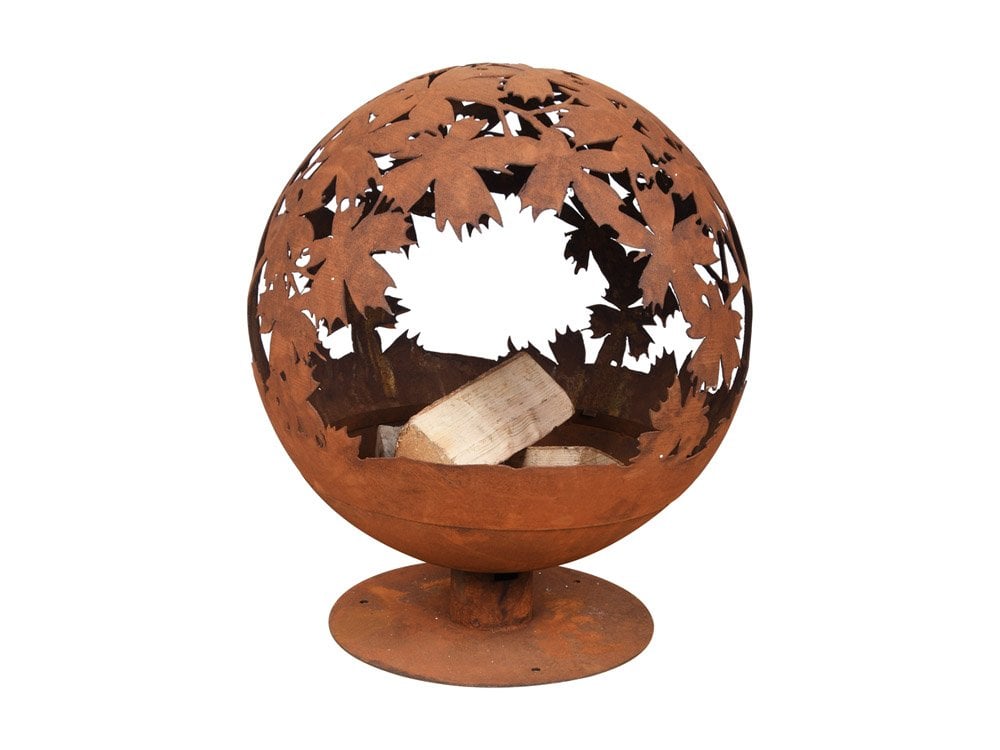 Fire Globe - Leaves_Fire Bowls & Burners