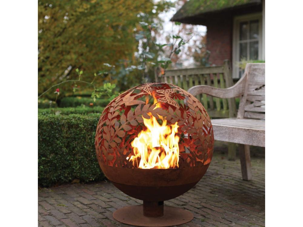 Fire Globe Flowers – Decorative Outdoor Fire Pit_Fire Bowls & Burners