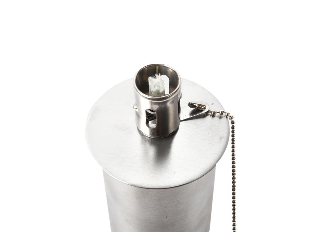 Stainless Steel Oil Torch on Rod with Fibreglass Wick_Fire Bowls & Burners