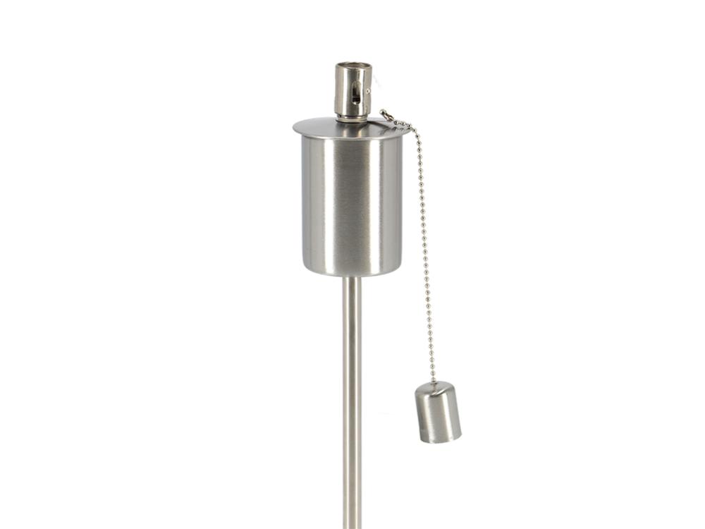 Stainless Steel Oil Torch on Rod with Fibreglass Wick_Fire Bowls & Burners