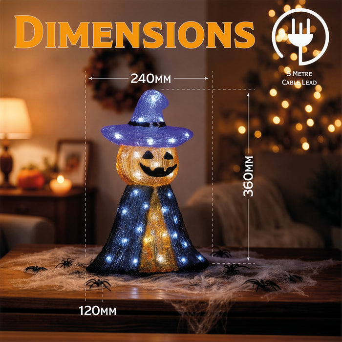 Fxlab Pumpkin Ghost Outdoor Decoration - dimensions and measurements