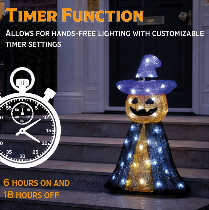 Fxlab Pumpkin Ghost Outdoor Decoration - feature detail 5