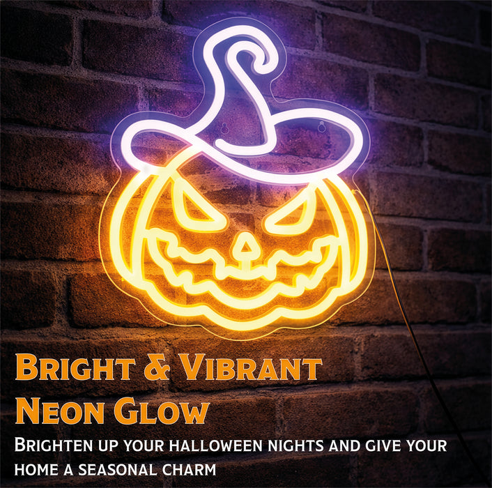Fxlab Pumpkin Neon Light with 2m Cable - feature detail 1