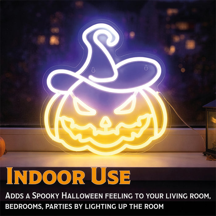 Fxlab Pumpkin Neon Light with 2m Cable - feature detail 3