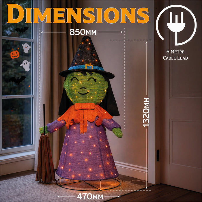 Fxlab Foldable Witch 100 Orange LED - dimensions and measurements