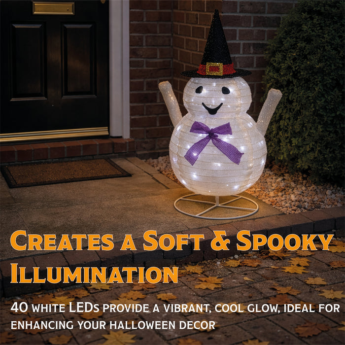 Fxlab Foldable Surprised Ghost 40 LED Battery Decoration - feature detail 1