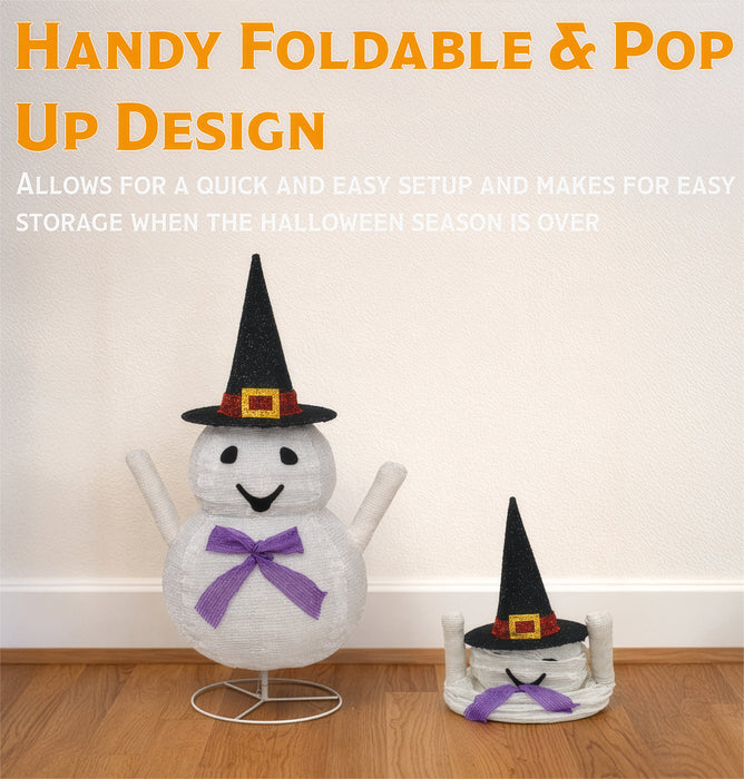 Fxlab Foldable Surprised Ghost 40 LED Battery Decoration - feature detail 4