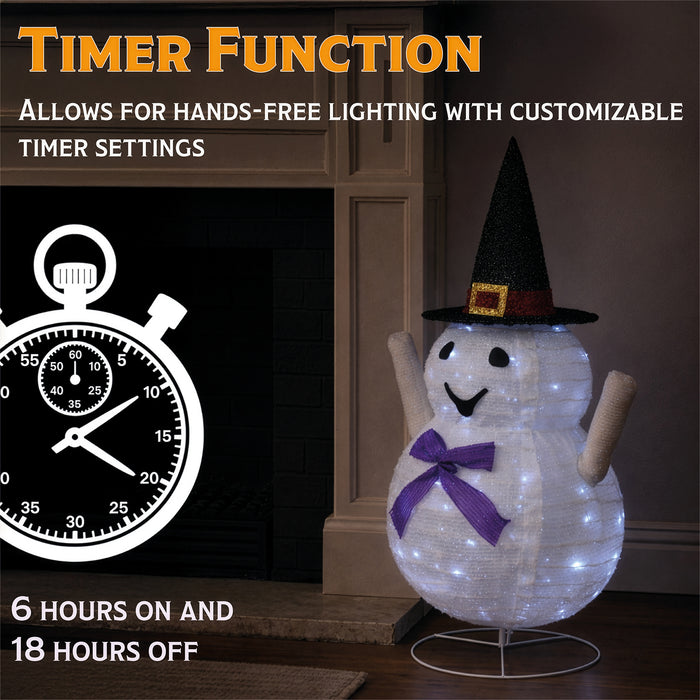 Fxlab Foldable Surprised Ghost 40 LED Battery Decoration - feature detail 5