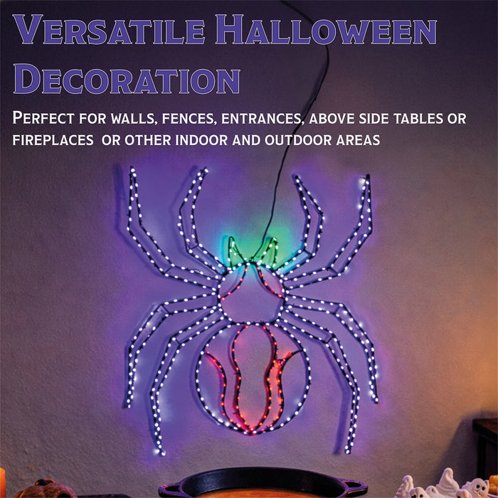 Fxlab Metal Silhouette Spooky Spider 399 Micro LED - feature detail 4