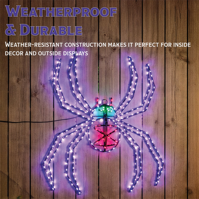 Fxlab Metal Halloween Spider 274 Micro LED - feature detail 2