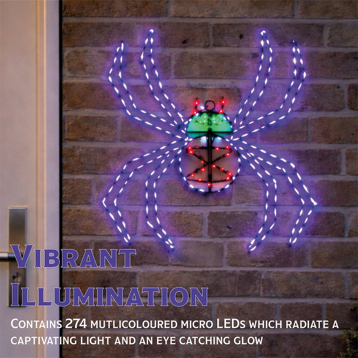 Fxlab Metal Halloween Spider 274 Micro LED - feature detail 3