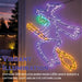 Fxlab Metal Silhouette Halloween Witch 322 Micro LED - feature detail 3