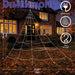 Fxlab Orange and Purple LED Spider Web Lights Outdoor with Hooks, Stakes, and Timer_Halloween