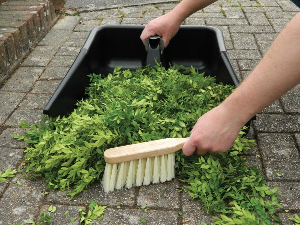 Jumbo Patio Pan & Brush – Garland Extra Wide Outdoor Dustpan Set_Clean - Up Tools