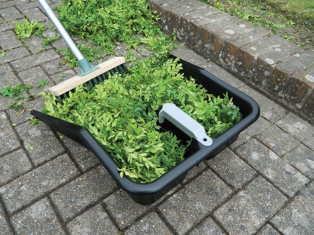 Jumbo Patio Pan & Brush – Garland Extra Wide Outdoor Dustpan Set_Clean - Up Tools