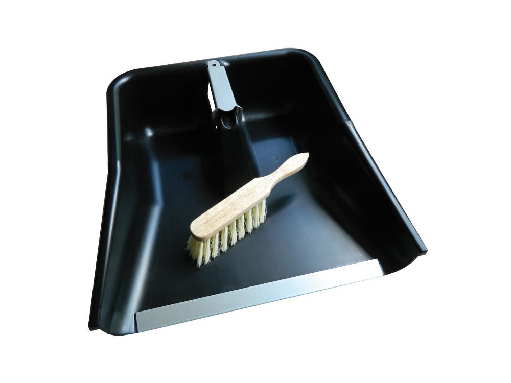 Jumbo Patio Pan & Brush – Garland Extra Wide Outdoor Dustpan Set_Clean - Up Tools
