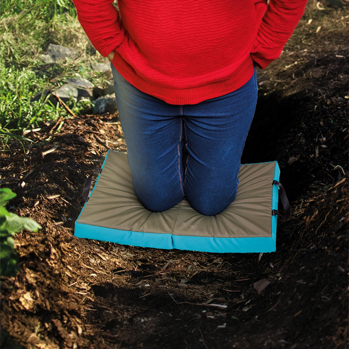 St Helens Home and Garden Memory Foam Folding Kneeler Cushion_Garden Kneelers