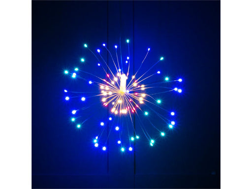 St Helens Home and Garden Battery Operated Hanging LED Firework Light_Christmas Lights