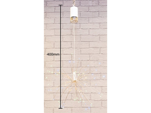 St Helens Home and Garden Battery Operated Hanging LED Firework Light_Christmas Lights