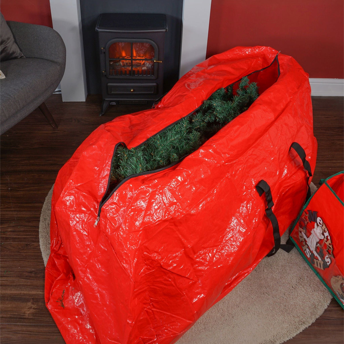 Seasonal Multi-Purpose Storage Bag – Ideal for Holiday Decorations & Household Organization_Christmas Storage bags
