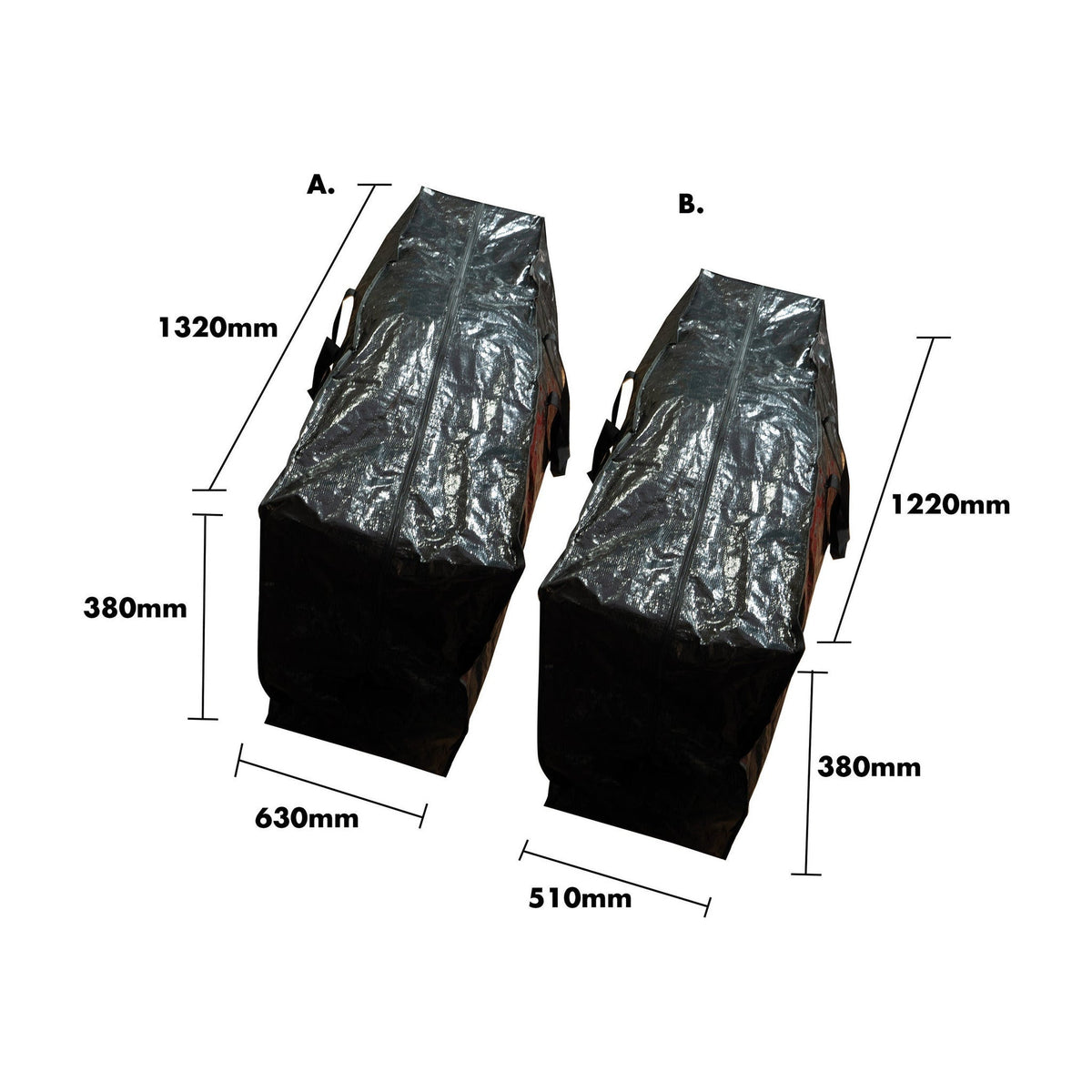 Multi-Purpose Storage Bags – Set of Small & Large for Organising Home & Festive Items_Christmas Storage bags