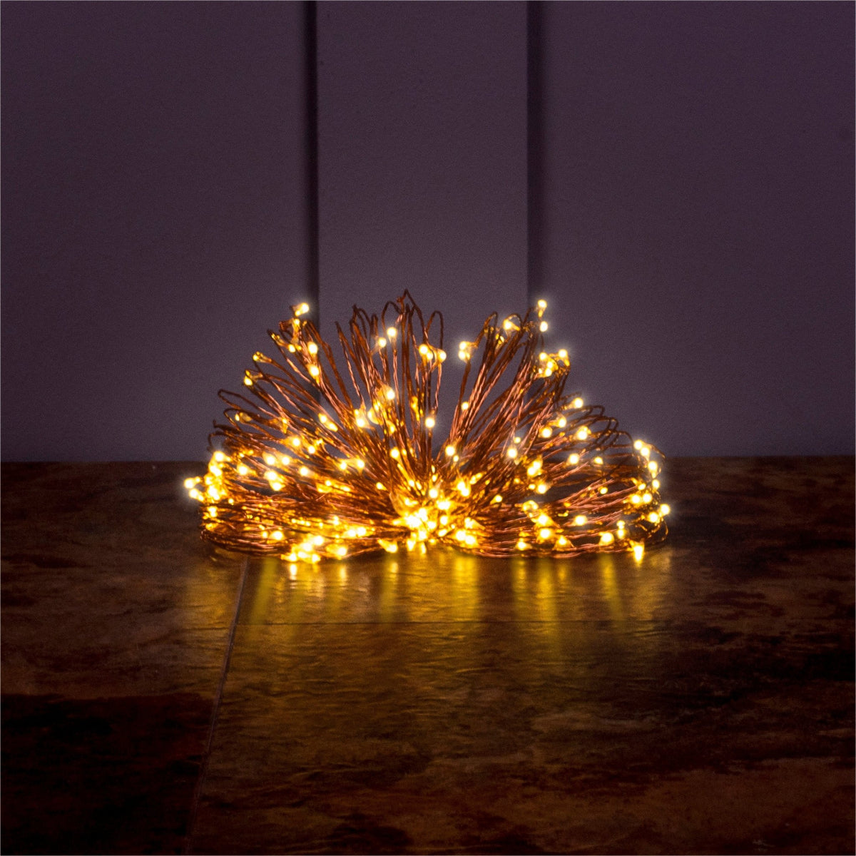 St Helens Home and Garden Battery Copper Wire Warm White LED String Light with Programme Controller_String Lights