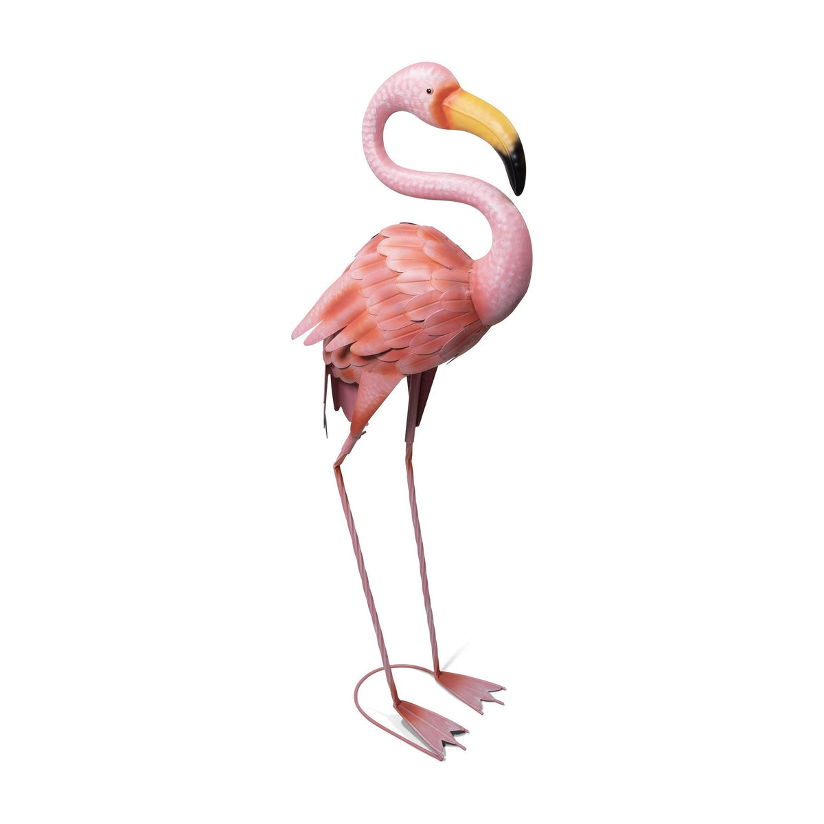 Large Metal Flamingo Garden Ornament_Garden Ornaments
