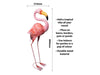 St Helens Home and Garden Metal Flamingo Garden Ornament 89cm Height_Garden Ornaments