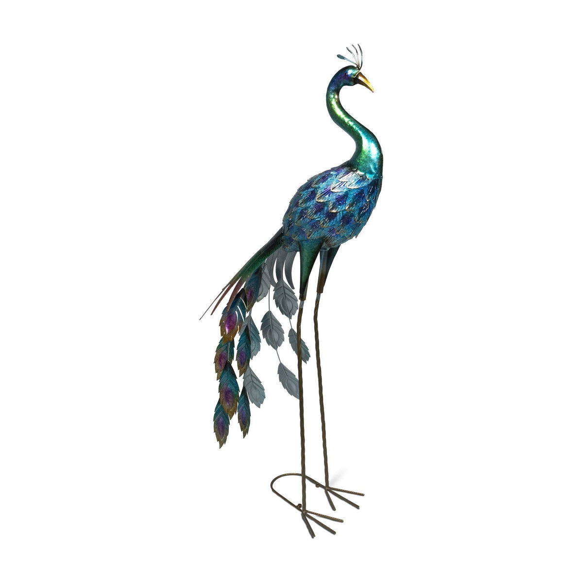 Metal Peacock Garden Ornament_Garden Ornaments