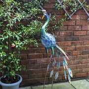 Metal Peacock Garden Ornament_Garden Ornaments