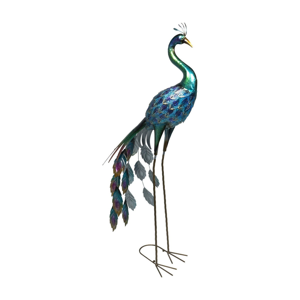 Metal Peacock Garden Ornament_Garden Ornaments