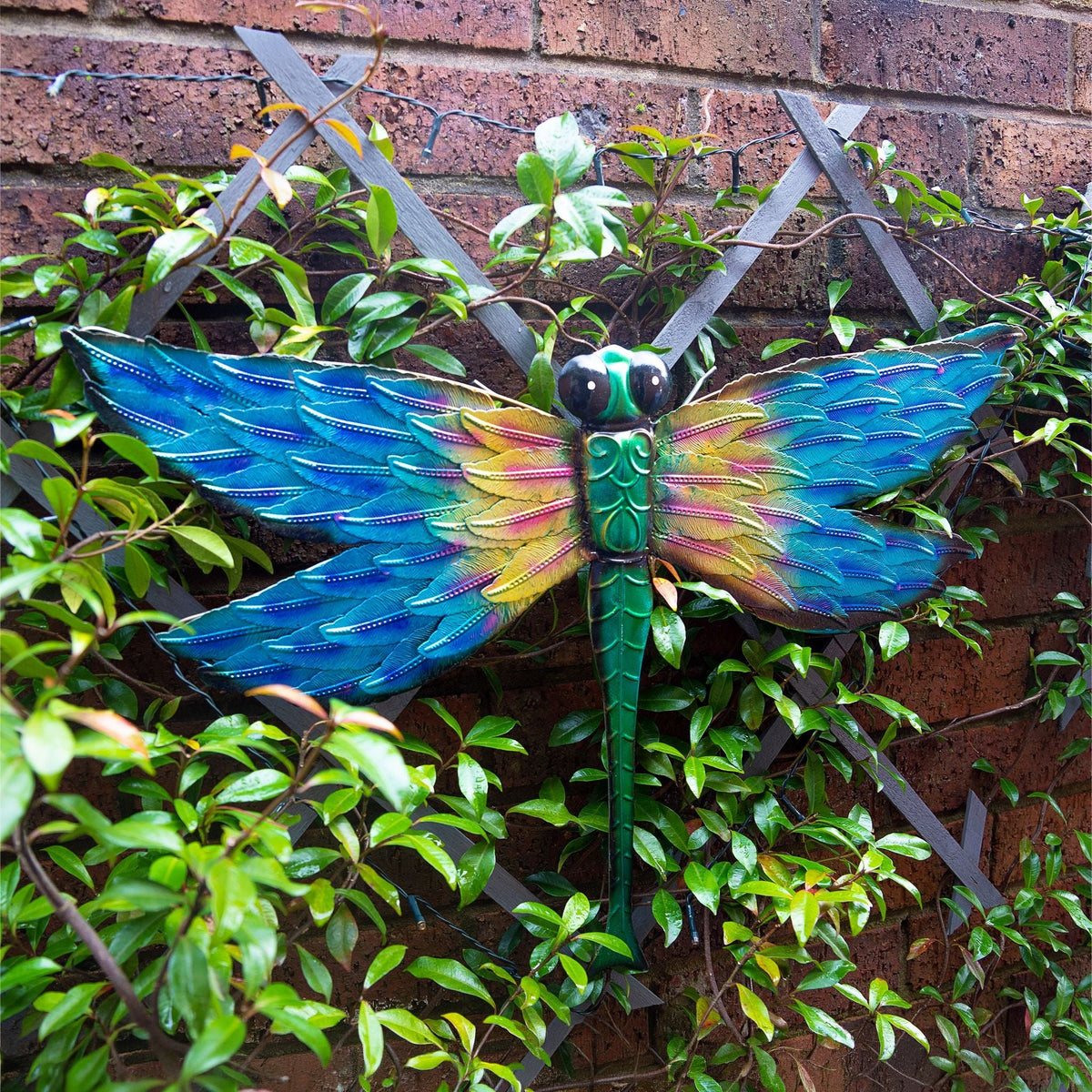 Metal Dragonfly Garden Wall Art_Garden Ornaments