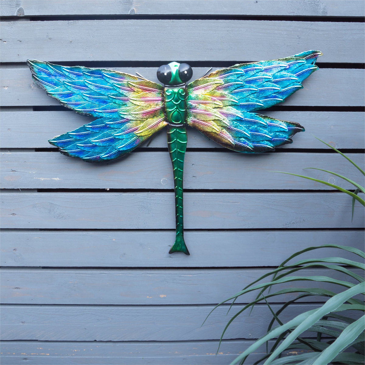 Metal Dragonfly Garden Wall Art_Garden Ornaments