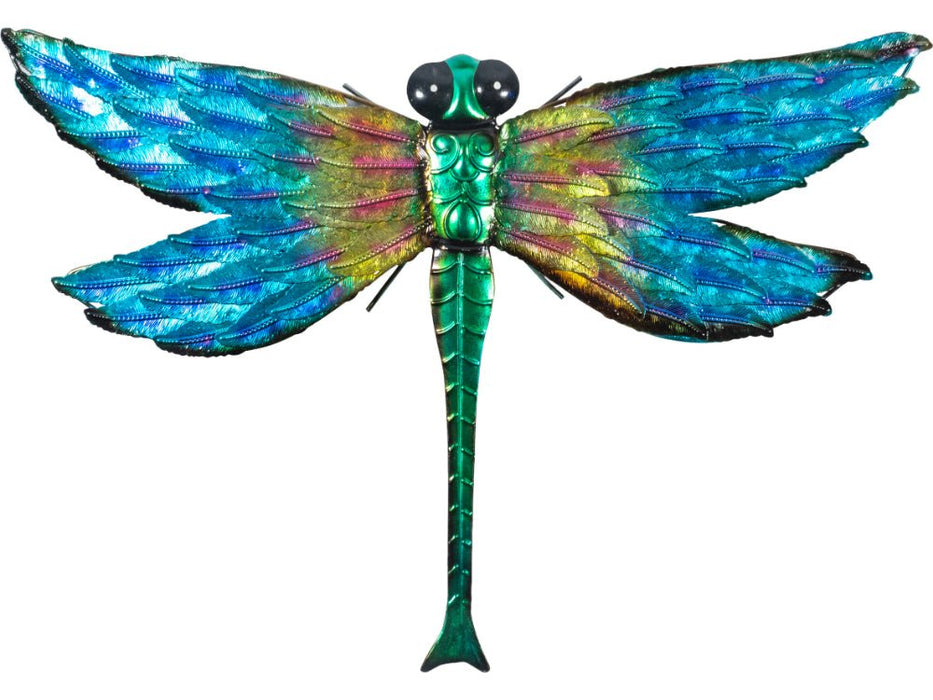 St Helens Home and Garden Metal Dragonfly Garden Wall Ornament_Garden Ornaments